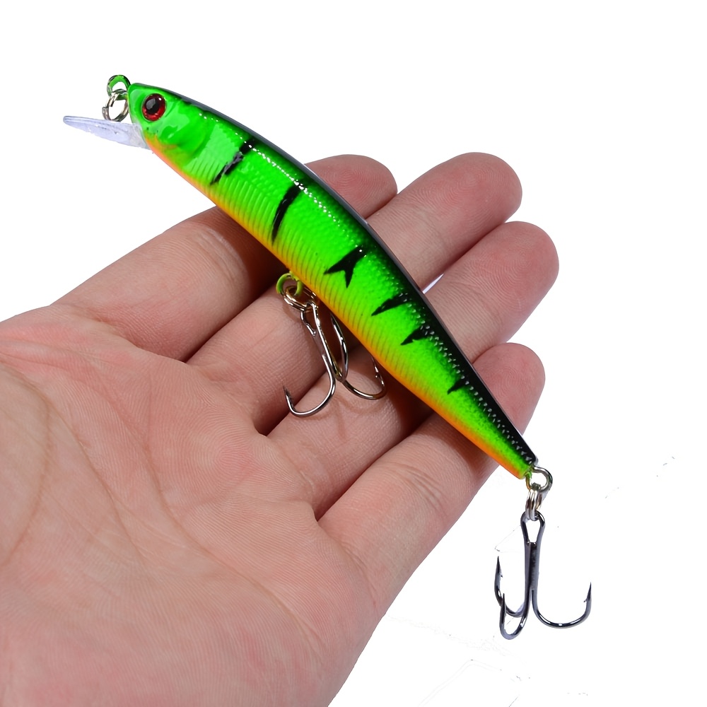 TEMU 1pc Professional-grade Japan Hot Model Sinking Minnow Fishing Lures, 9.5cm/3.74inch, 8g/0.28oz - Bass, Pike & Carp Fishing