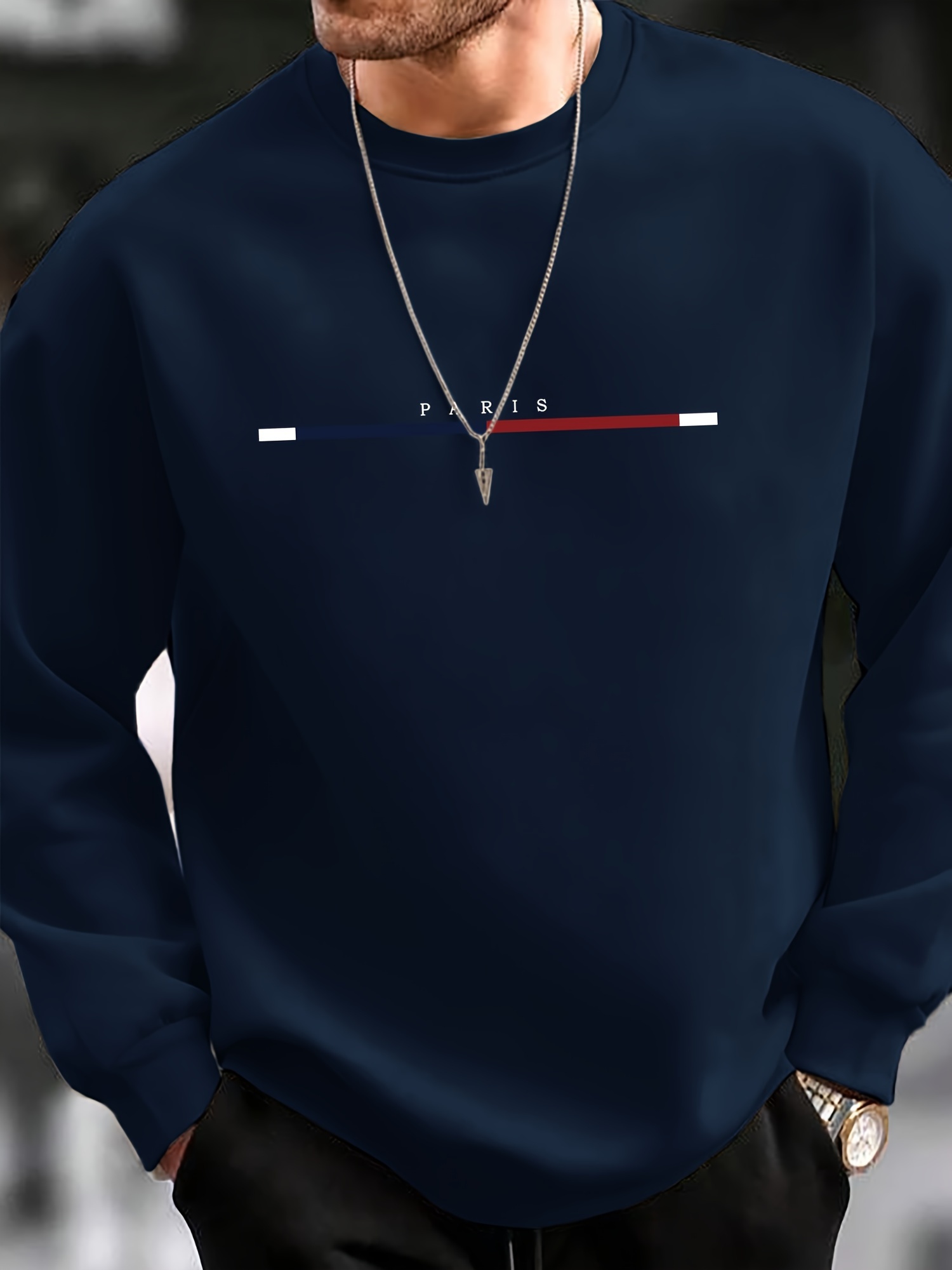 herren luxus freizeit sport sweatshirt schicker Temu Switzerland