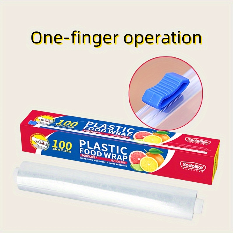 Cling Film Cutter Set For Household Cling Film Dispenser And Cutter Box