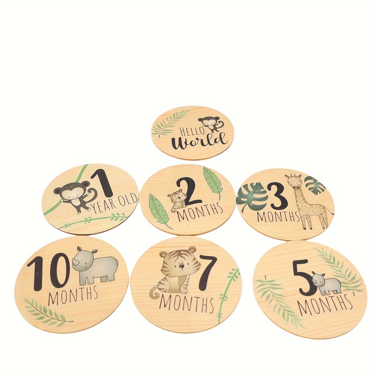 Wooden Monthly Milestone Cards, Announcement Signs, Pregnancy Gifts