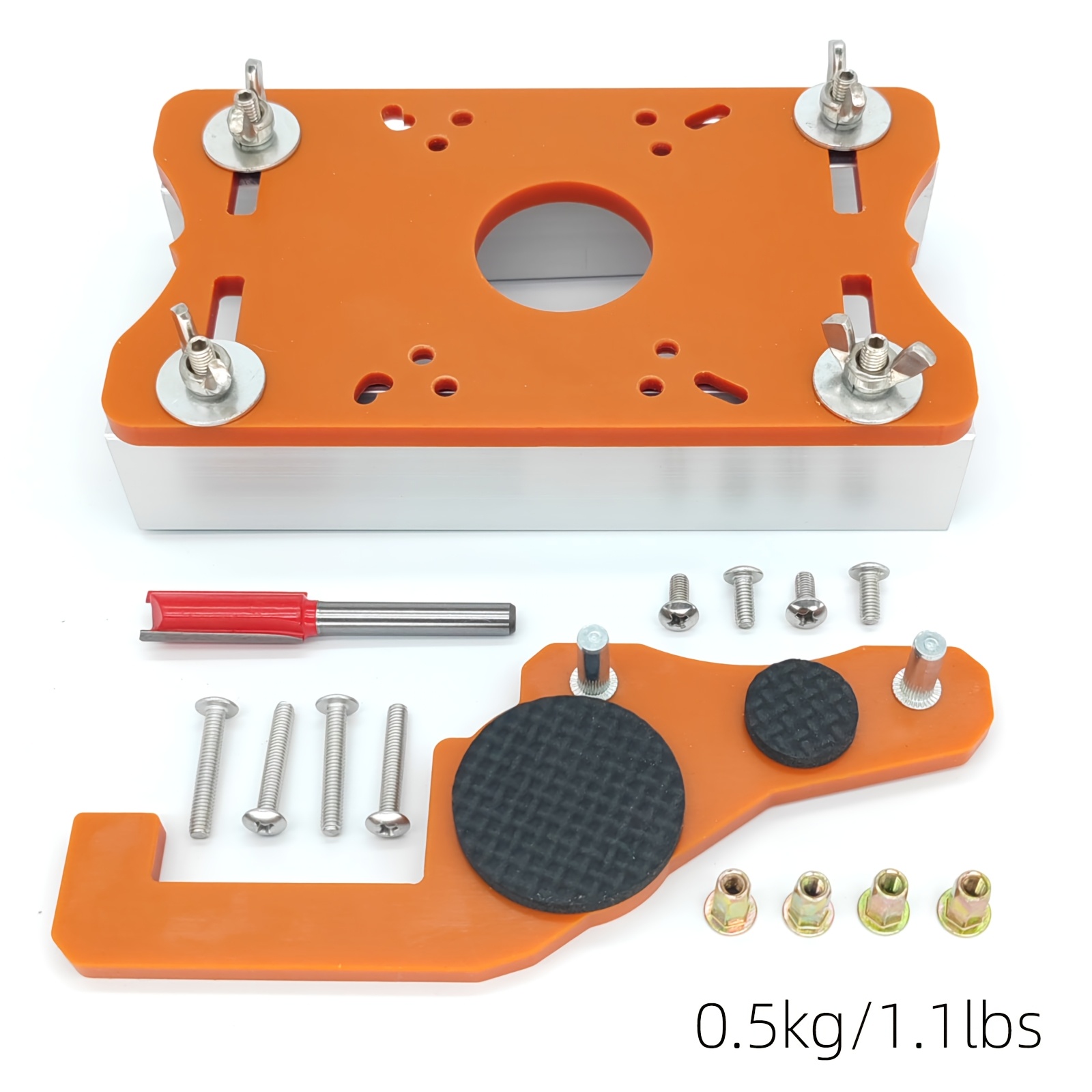 Use A Trimming Machine With A Slotting Plate, And Install A -one Fastener Slotting Auxiliary Plate