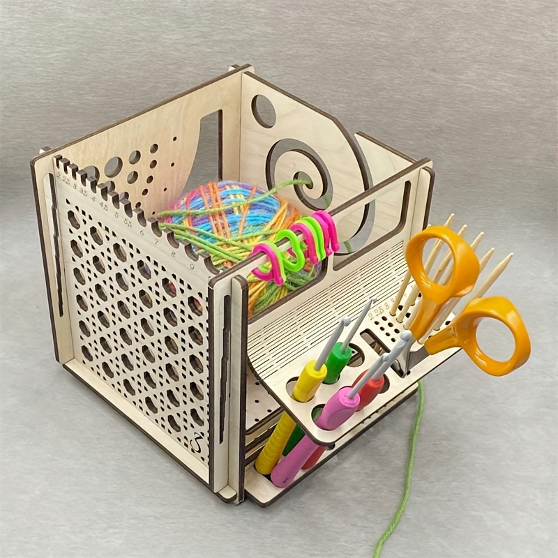 

[customer ] Wooden Yarn Bowl Multifunctional Integrated Wood Yarn Bowl Crochet Yarn Holder Only Stand