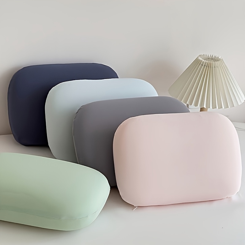 an ergonomic lumbar support pillow suitable for office   gaming chair rest study relaxation and driving   machine washable minimalist   cushion portable design sturdy construction durable polyester remote workers Product details 3