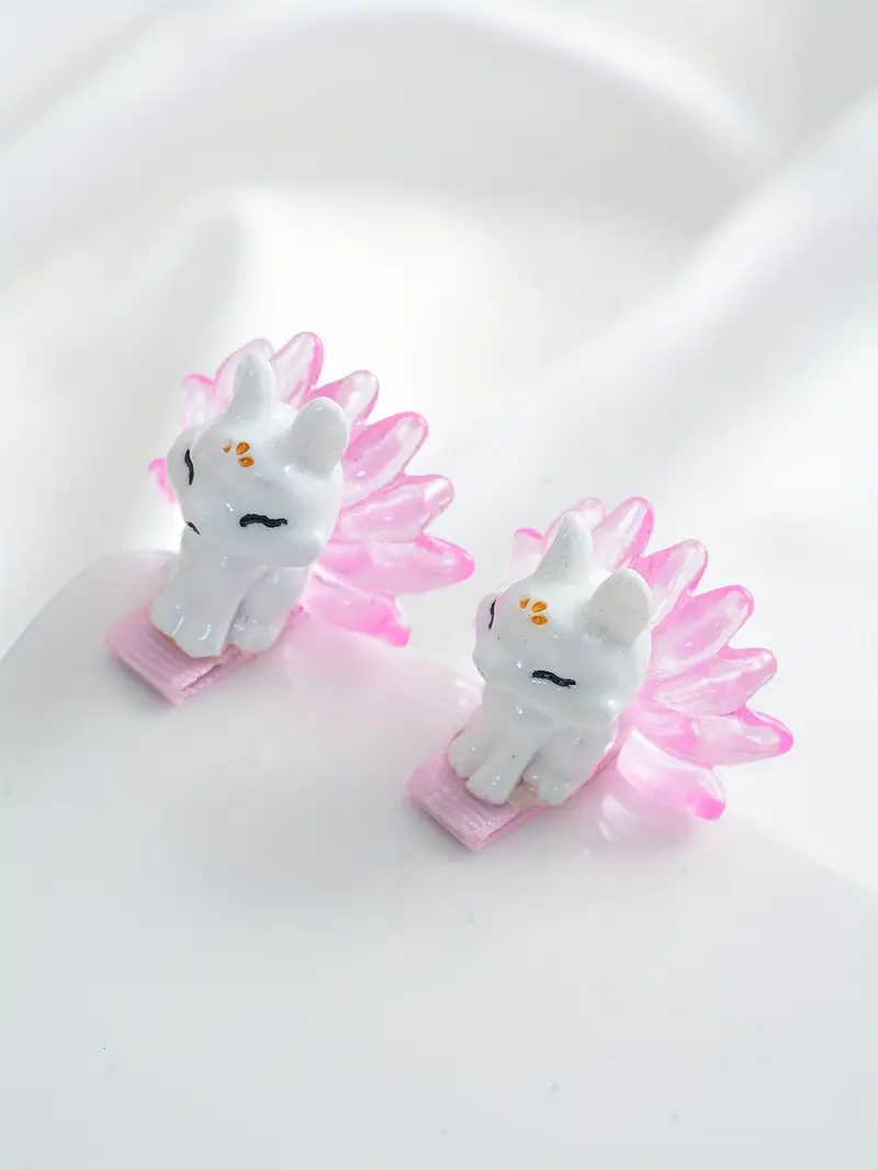 2pcs of nine tailed fox hairpins suitable for daily festival party travel wear accessories making tools for ladies girls decorative gifts Product details 1