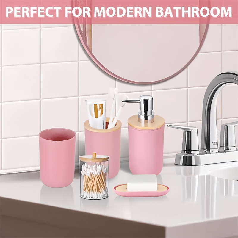 9pcs Bathroom Accessory Set, Complete Bath Essentials
