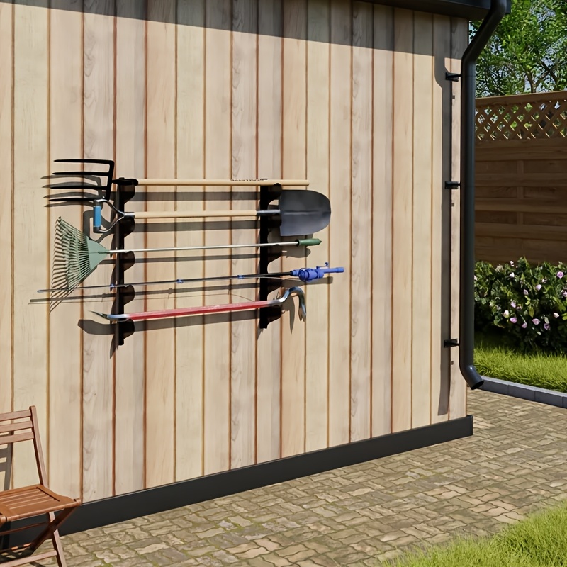 E-shop Gartenwerkzeugregal | Fassungsstark für mehrere Werkzeuge, einfache Lagerung und Installation, Metallmaterial
