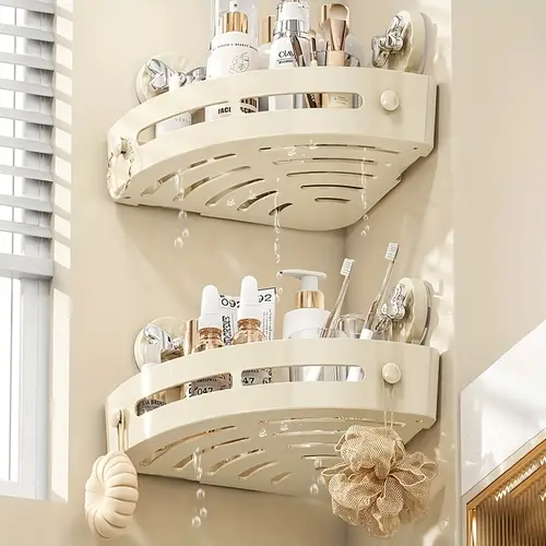2pcs corner shower caddy for bathroom storage rack bathroom wall 2set bathroom storage rack corner shower rack bathroom storage rack bathroom shower caddy corner bathroom rack and storage bathroom storage cabinet rack white