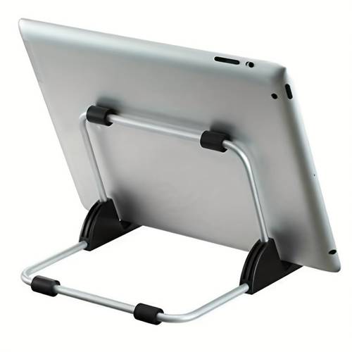 stylish tablet stand holder for desk multi angle support for laptops tablets aluminum alloy lightweight durable easy carry design ultra portable foldable adjustable fastening