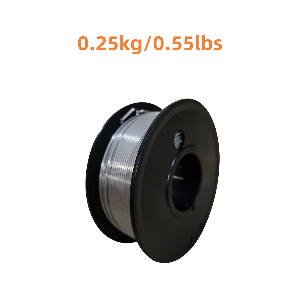 Image of Pla Filament 1.75mm Shiny Pla 3d Printer Filament, 3d Printing Filament Fit Most Fdm Printers, 250g Spool (0.55lbs), Silvery