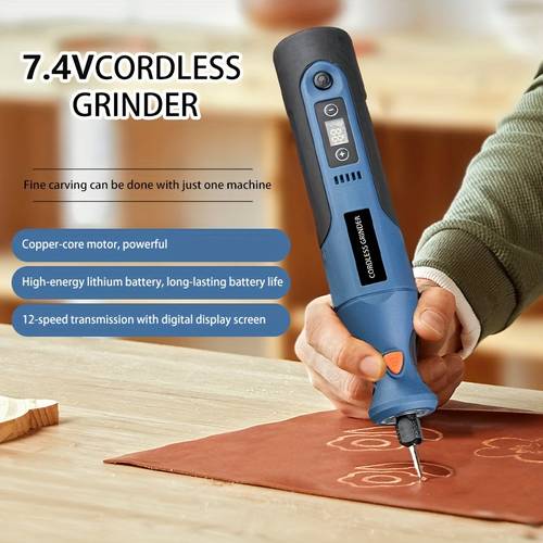 4v high power lithium ric grinder rechargeable ric grinder polishing machine straight grinder jade carving machine grinding polishing machine ric angle grinder ric drill rechargeable ric grinder