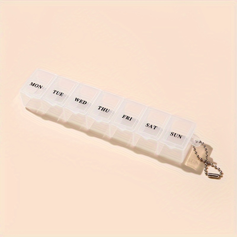 Portable Moisture-Proof Seven-Day Weekly Pill Organizer