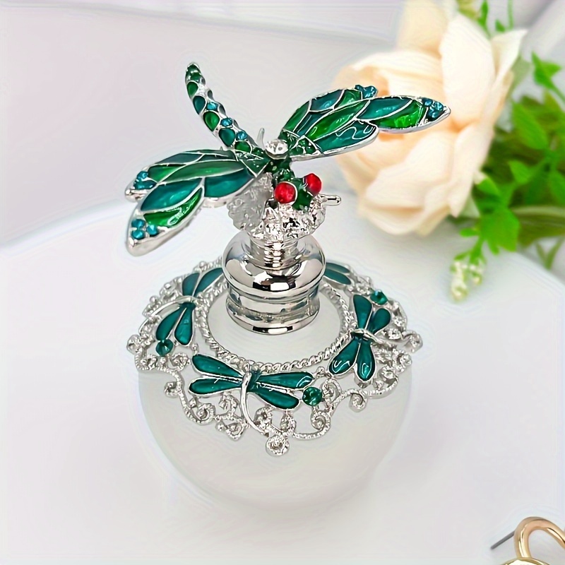 E-shop Retro Leere Nachfüllbare Parfümflasche, 40ml, Dekorative Glas Parfümflasche Leer, Nachfüllbare Kleine Vintage Kristall Parfümhalter Behälter