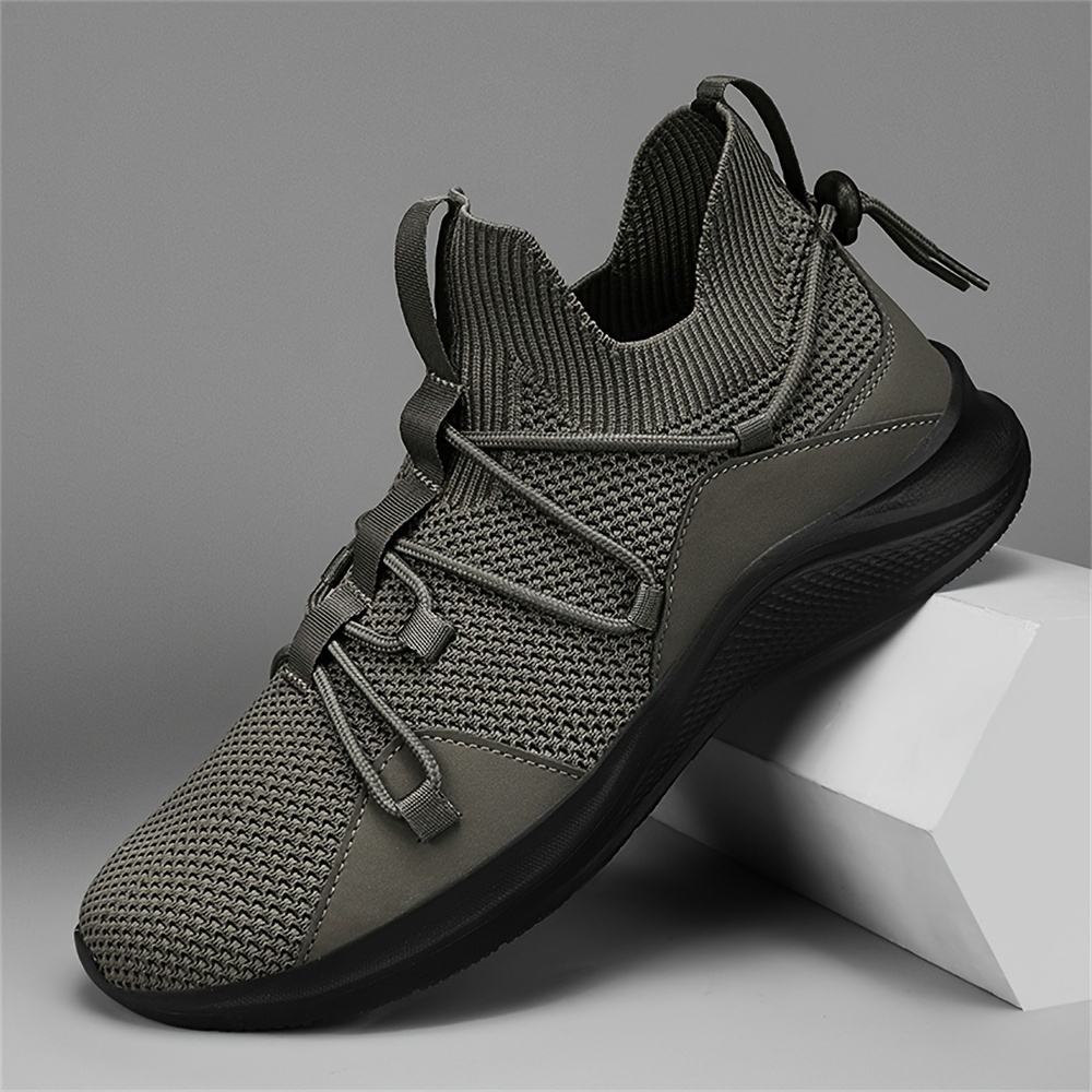 Men\'s Trail Running Sneakers Athletic Shoes Cushioned Lightweight Knit Low Top Amazon.com | Kricely Men main image 3