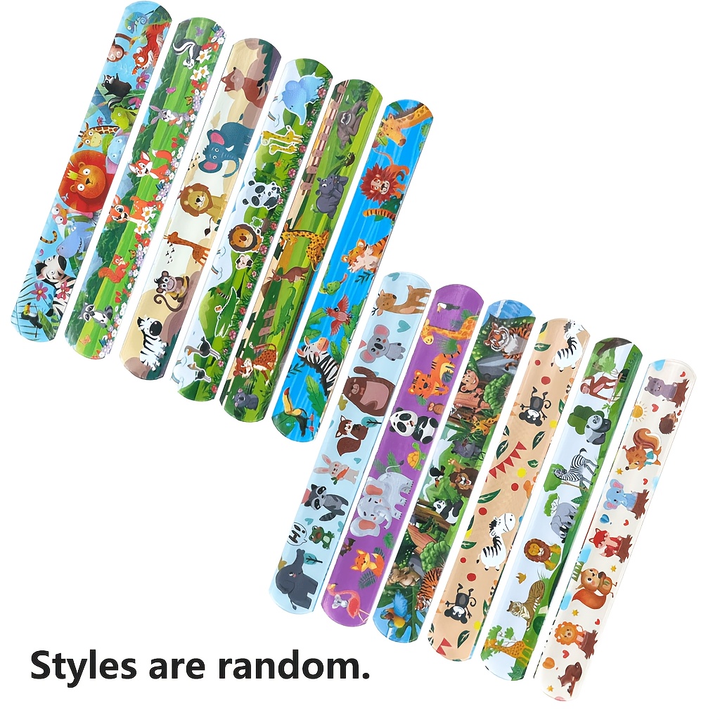 10pcs Party Atmosphere Birthday Gift, That Instantly Into A Wrist Accessory, Smooth And Safe Design, Classroom Rewards And Holiday Gifts In Bulk (random Style)