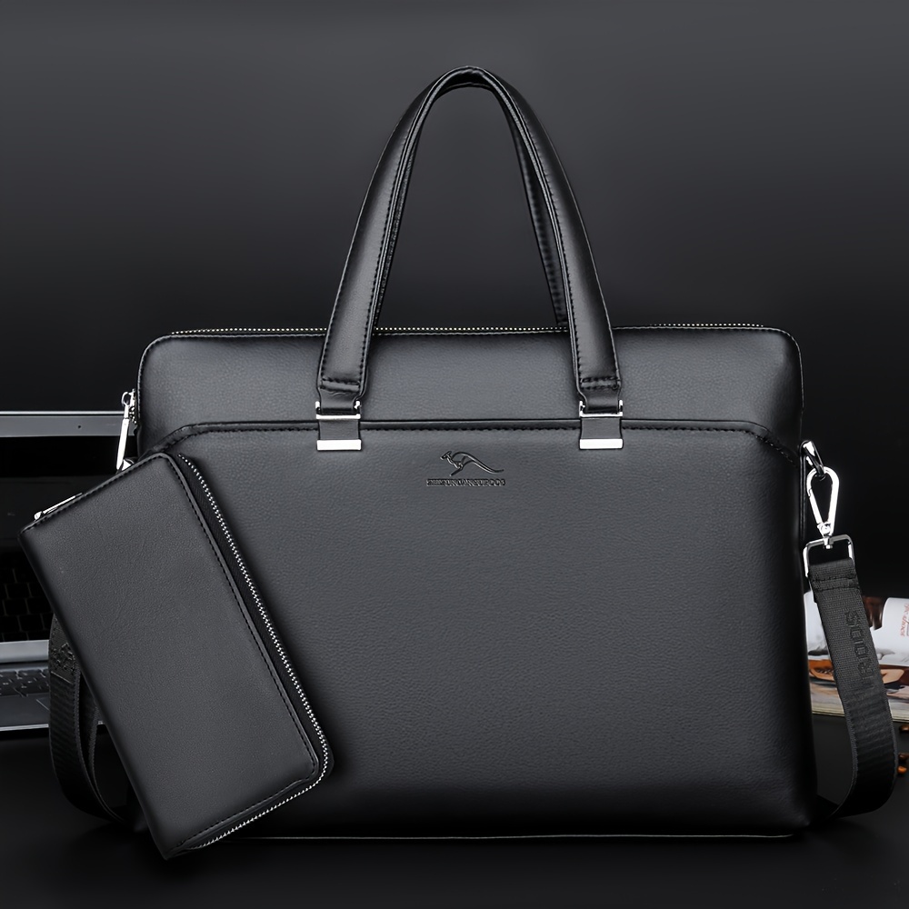 

2pcs Set, Men's Handbag, Handbag, Computer Briefcase