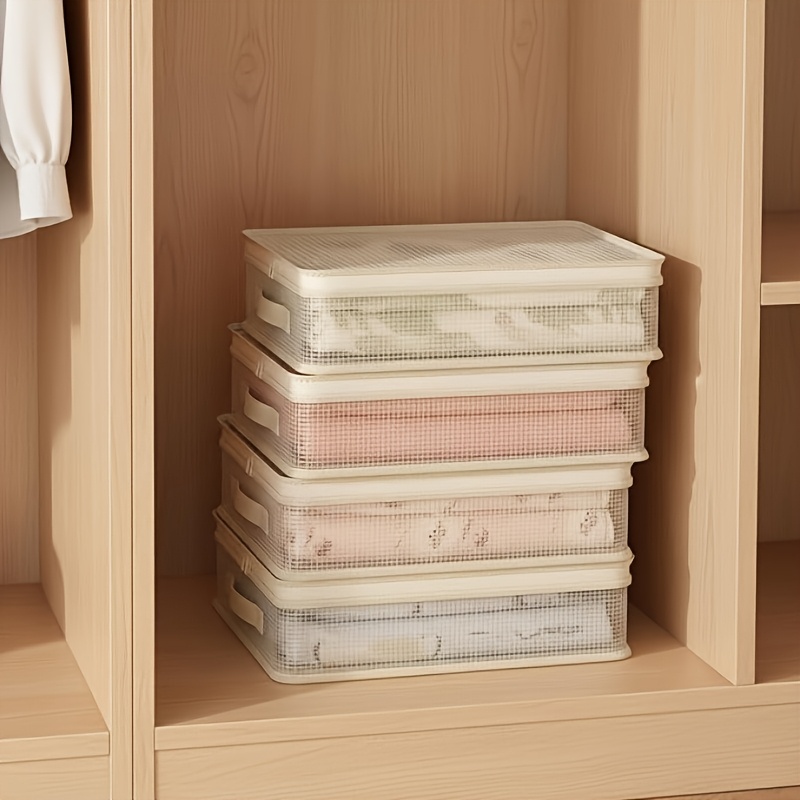 Foldable Bed Sheet Storage Bag for Blankets and Duvets