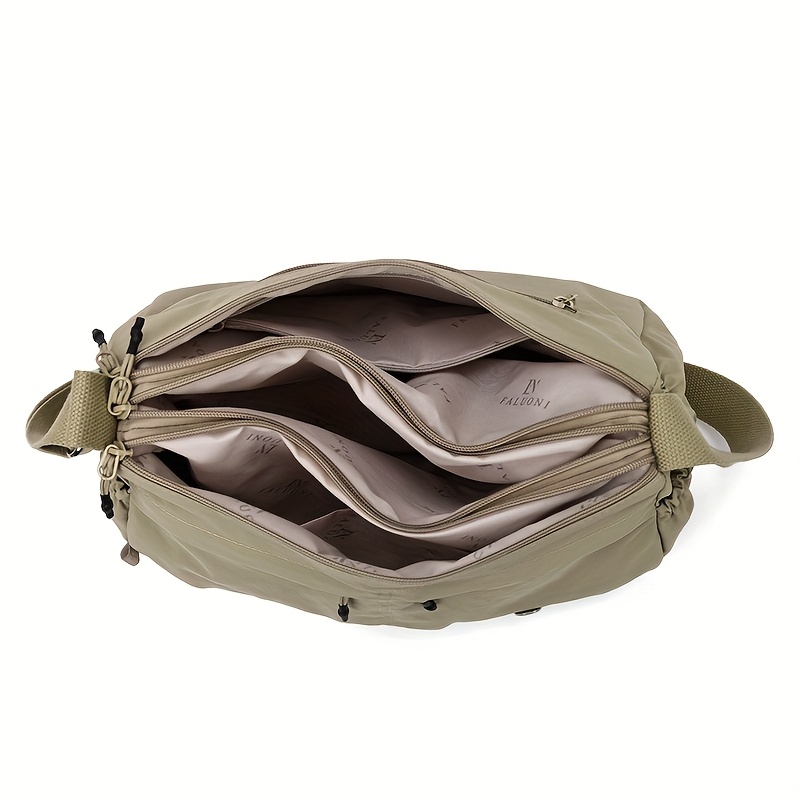 womens crossbody bag with double pockets suitable for   featuring a large capacity for casual use this easy and stylish commuting bag is versatile with multiple pockets   organizing travel essentials Product details 0