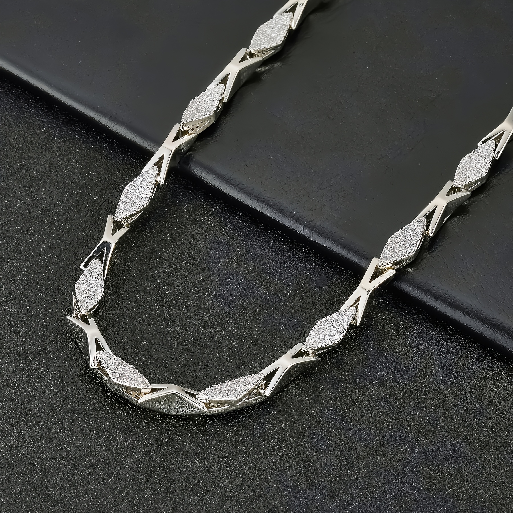 Men's Irregular Geometric Necklace — Hip-Hop Style Gift