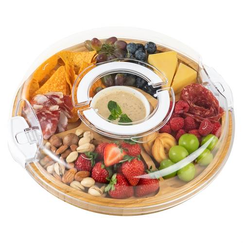 cheese platter with a lid