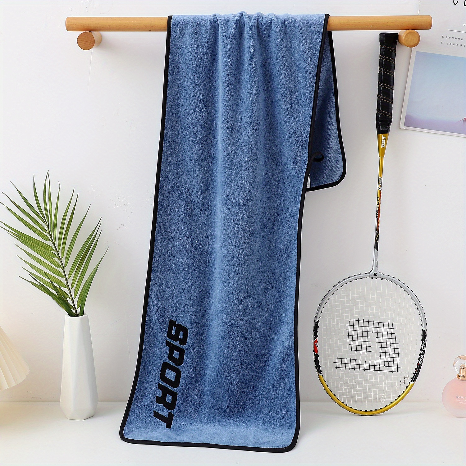 TEMU 1 pièce, Serviette de sport super absorbante à séchage rapide 30x110cm (12x43in) - Serviette de sport en pour salle de sport et yoga, légère,