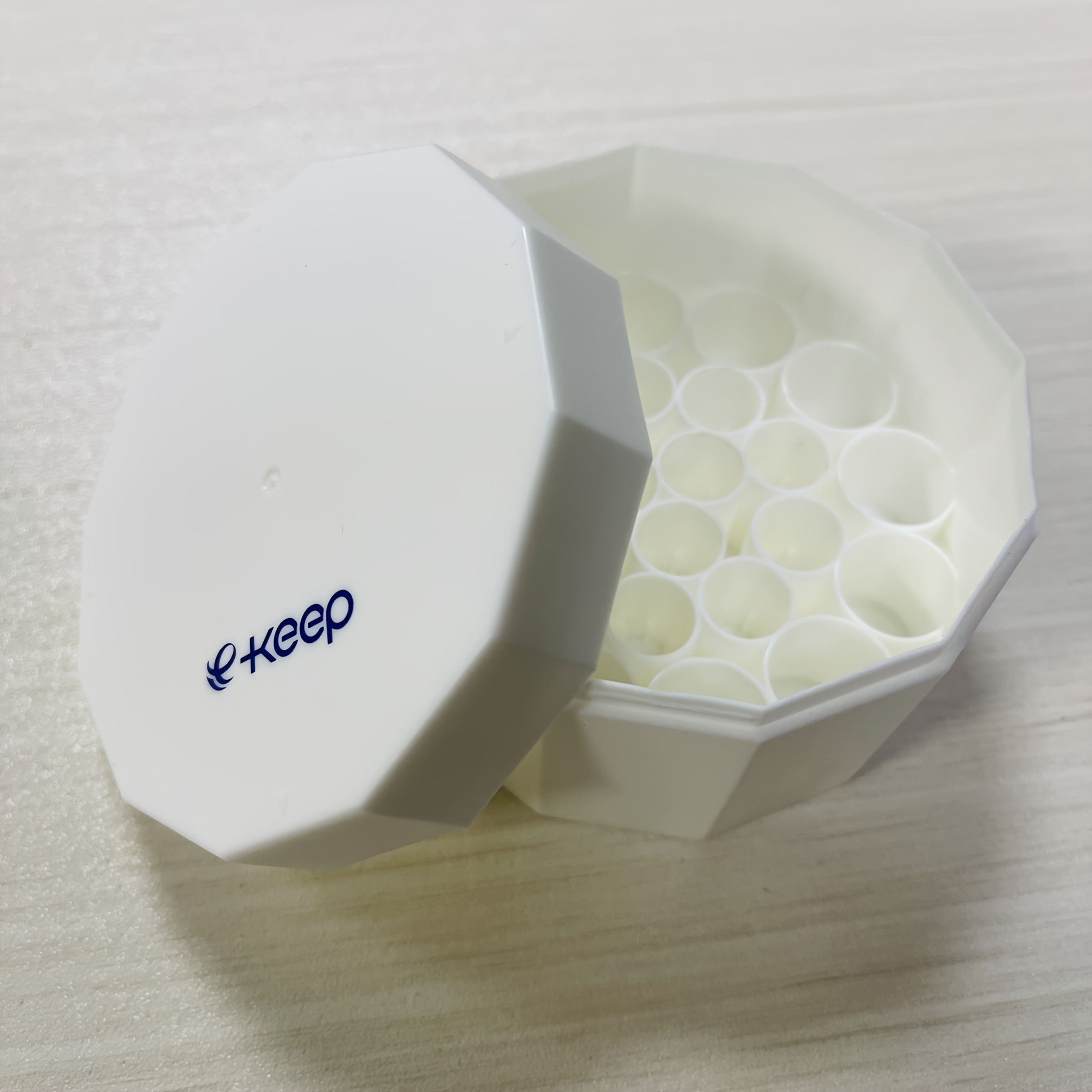 Image of E-keep Portable Battery Organizer Case - Holds & 12 Aaa, Durable Pvc Storage Box For Home & Travel