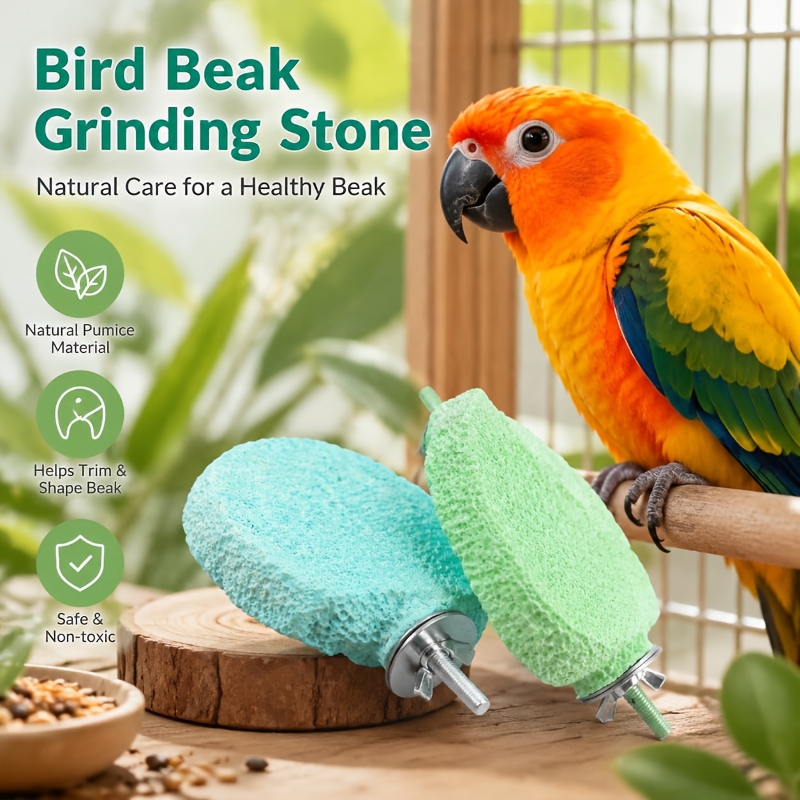 Bird Beak Grinding Stone for Parrots
