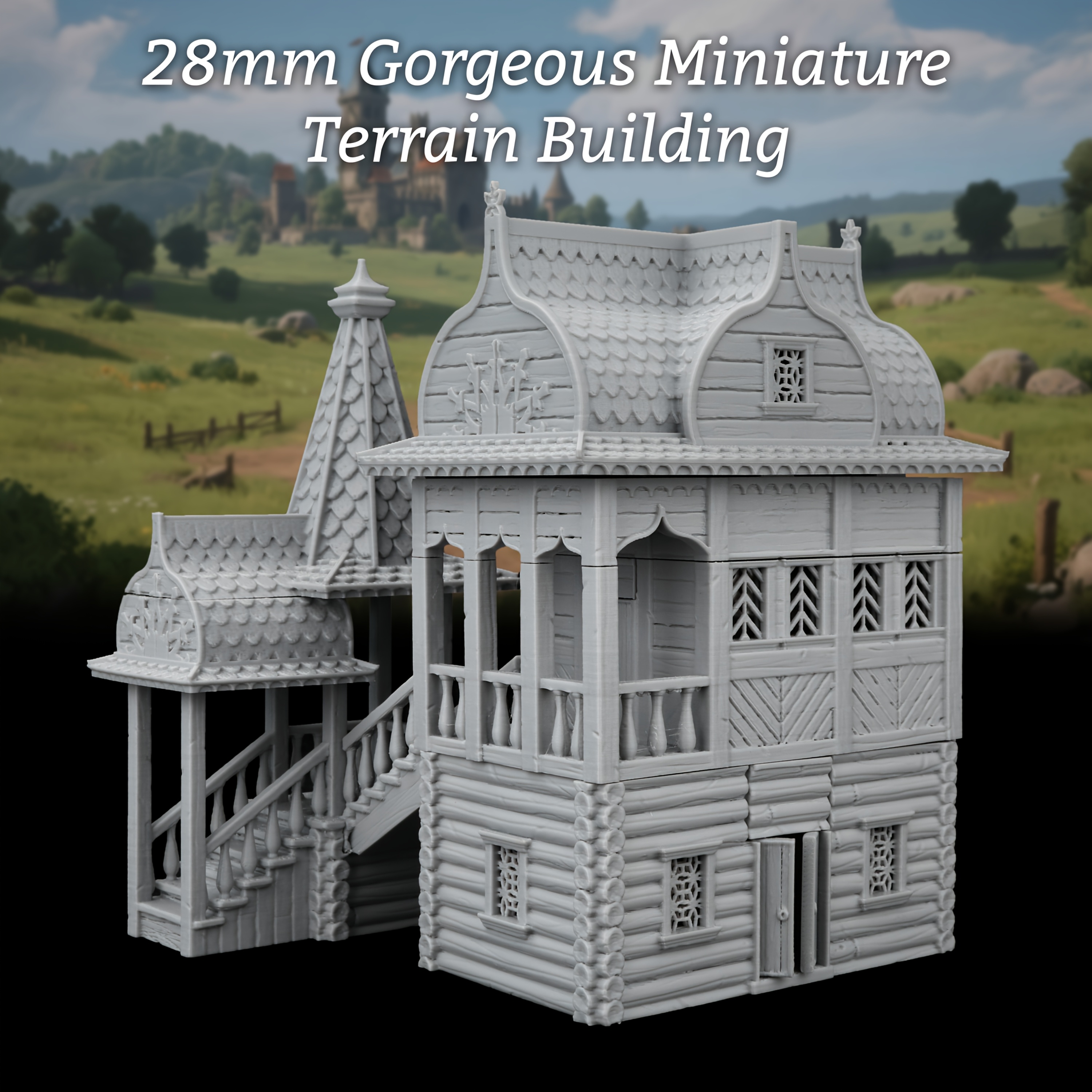 Gorgeous Building Terrain Model for RPGs