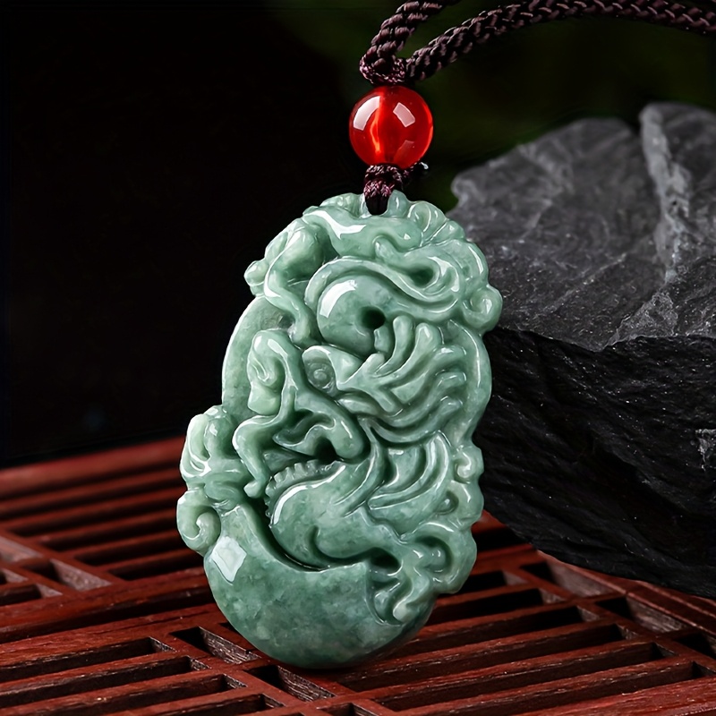 Natural Stone Zodiac Pendant Necklace, Hand Carved, Unisex