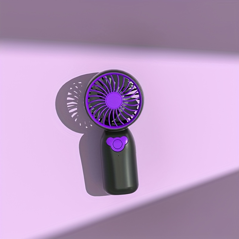 1 Mini Fan with Three Wind Speeds and Lanyard, Available in Various Colors, Party Gift