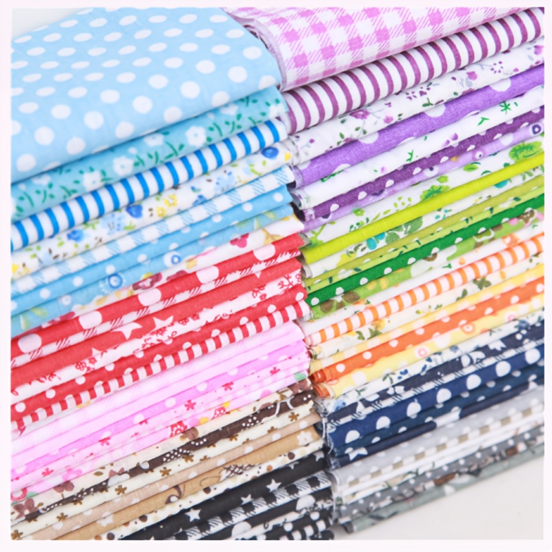 

50pcs 3.94inch*3.94inch Diy Fabric Hand Sewing Materials, Different Patterns Sewing And Sewing Techniques, Suitable For Diy Patchwork, Splicing And Handicrafts, Suitable For Enthusiasts