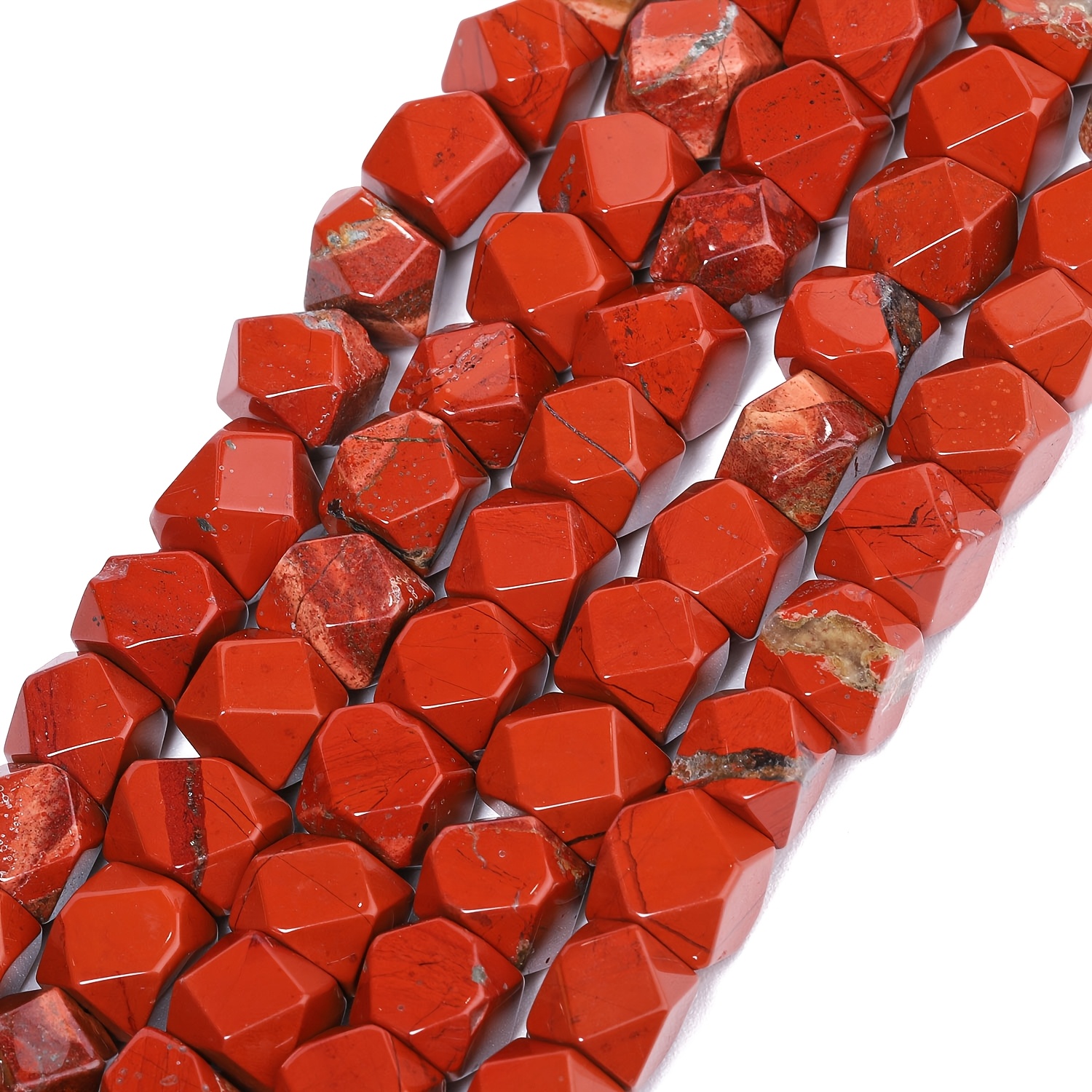 Natural Red Jasper Stone Beads for DIY Jewellery Making
