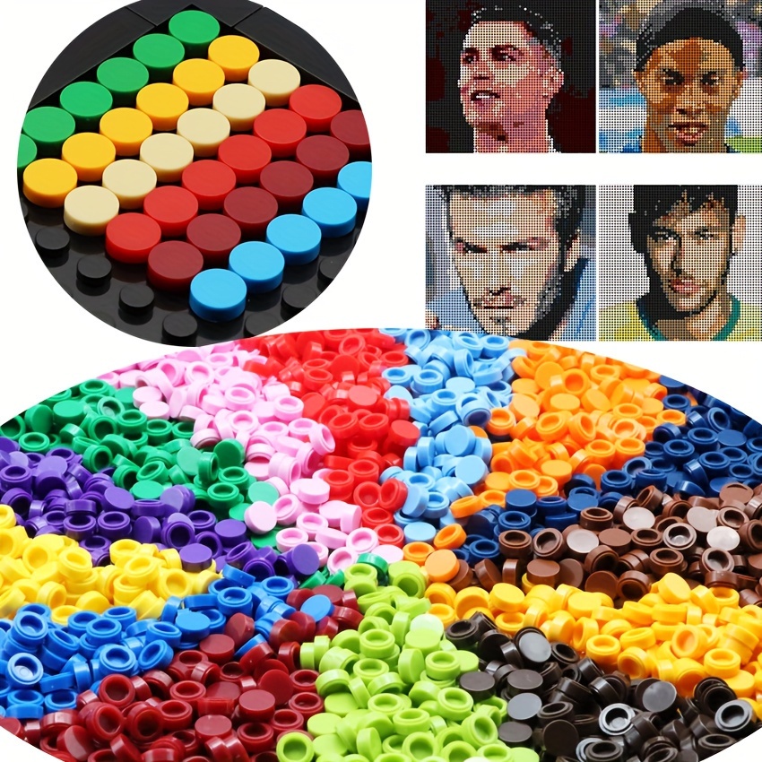 

900-piece Diy Pixel Art Building Blocks Set - Compatible With 98138, Perfect For Teens & Adults, Durable Abs Material, Creative Gift Idea