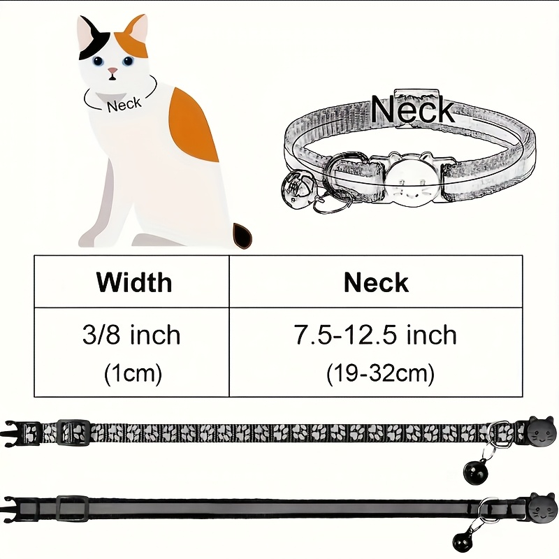 2pcs reflective pet collars light up when illuminated keep your pets   at night Product details 0
