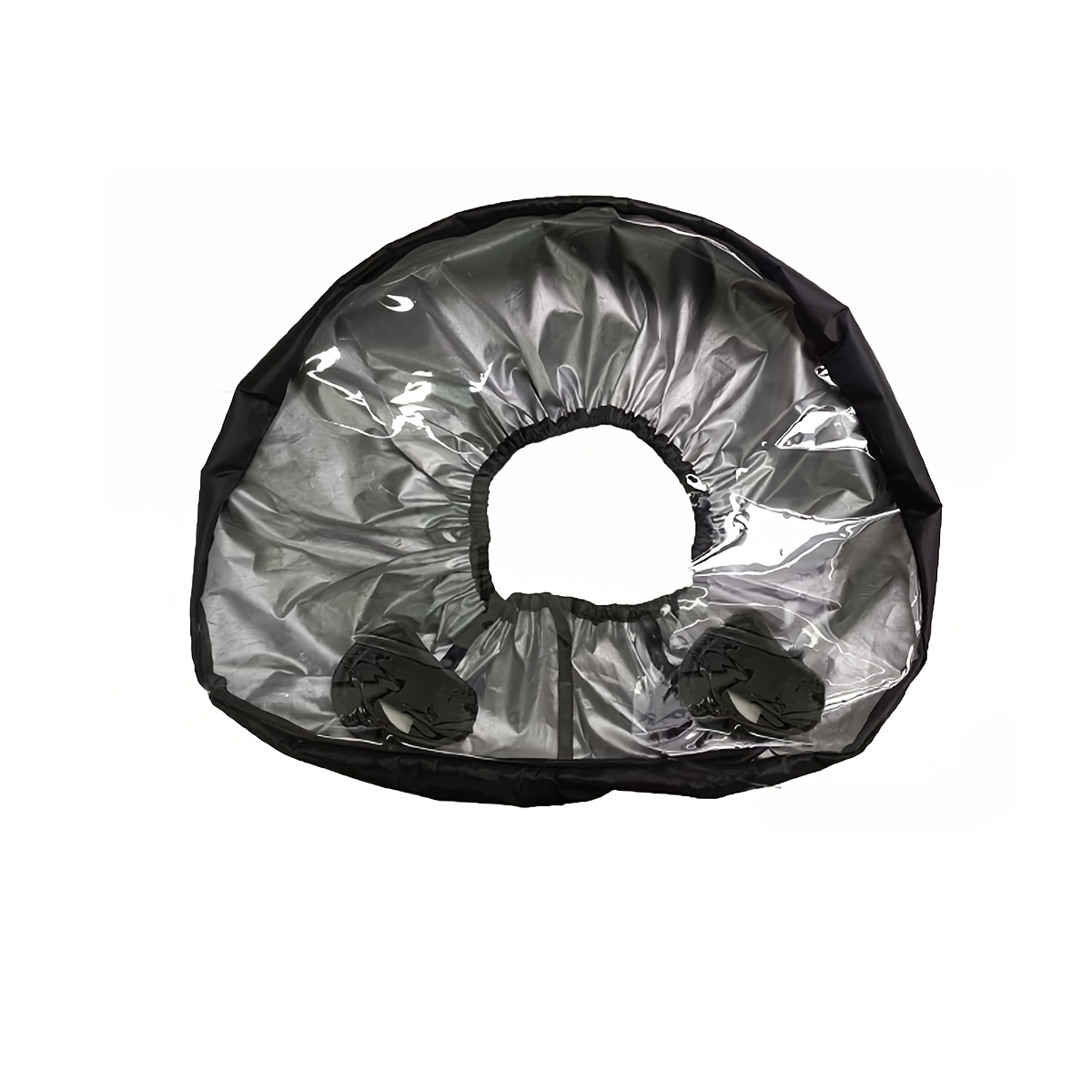 TEMU New Pvc Transparent Rain Cover For Electric Mobility Scooters For The Elderly, Waterproof And Warm Rain Protection Cover, Outdoor Warm Cover For