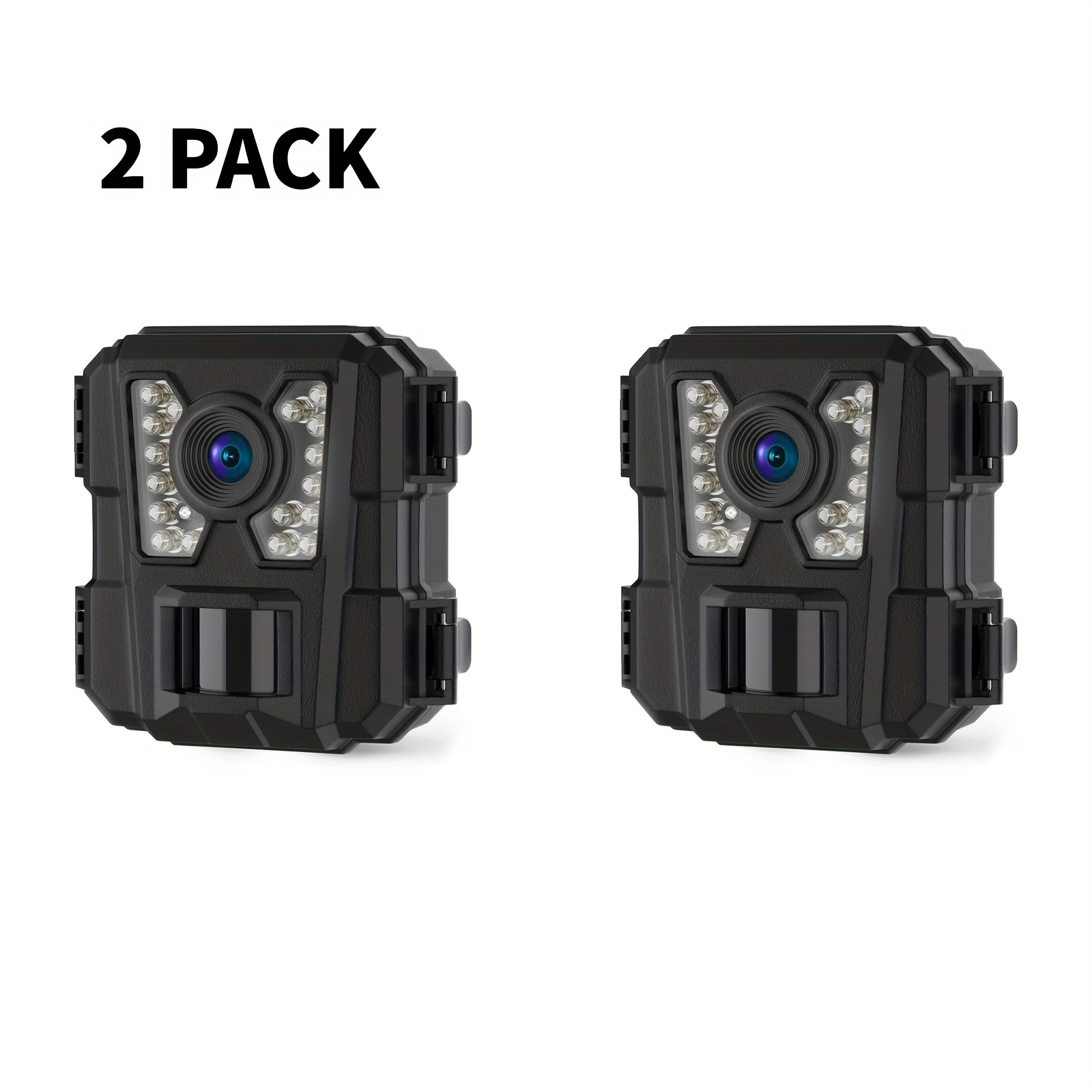 4 Pack Mini Trail Camera, 24mp 1080p Game Camera With Night Vision Motion Activated Waterproof Ip54, Camera For Home Security Outdoor Wildlife, 3/2 Pack