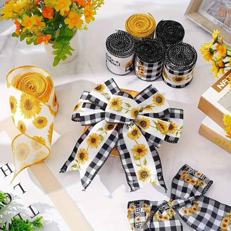 Wired Fabric Florist Ribbon