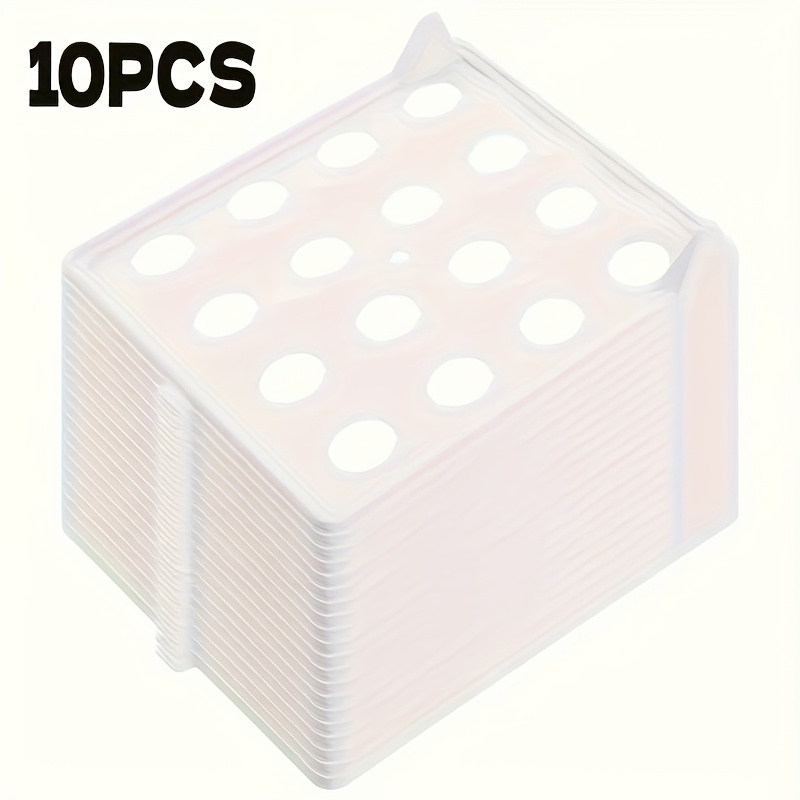 Image of 10pcs/5pcs Stackable Clothing Folders - Portable Plastic Shirt And With "we " Design, Space- Compact Storage For Wardrobe, Closet, Home Organization, Neutral-colored Storage Boxes