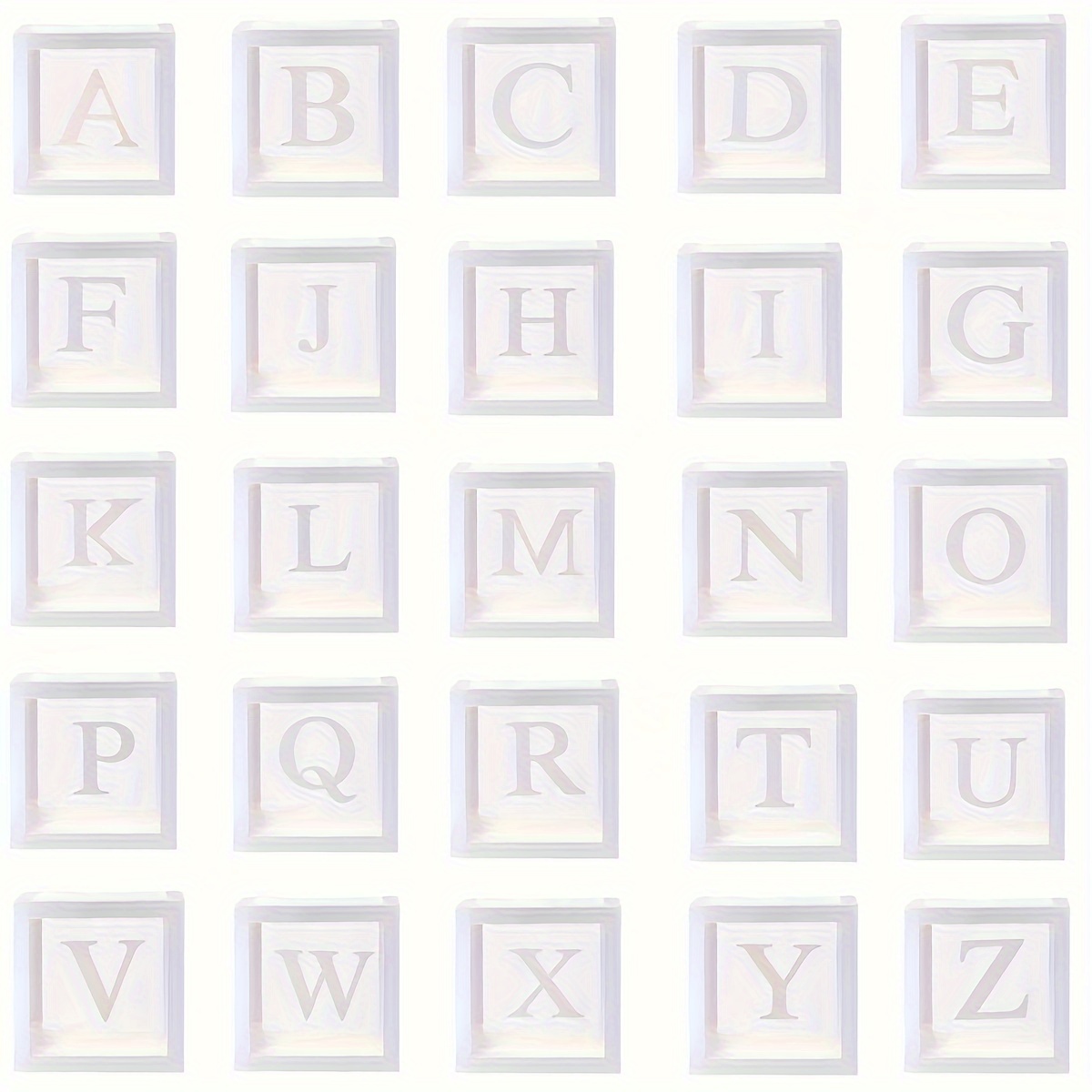 

[popular ] 1pc Customizable Transparent Letter For Birthday, Wedding - Diy Name Shower Box, Ideal For First Birthday, Halloween, Christmas Party Decorations, Birthday Balloons