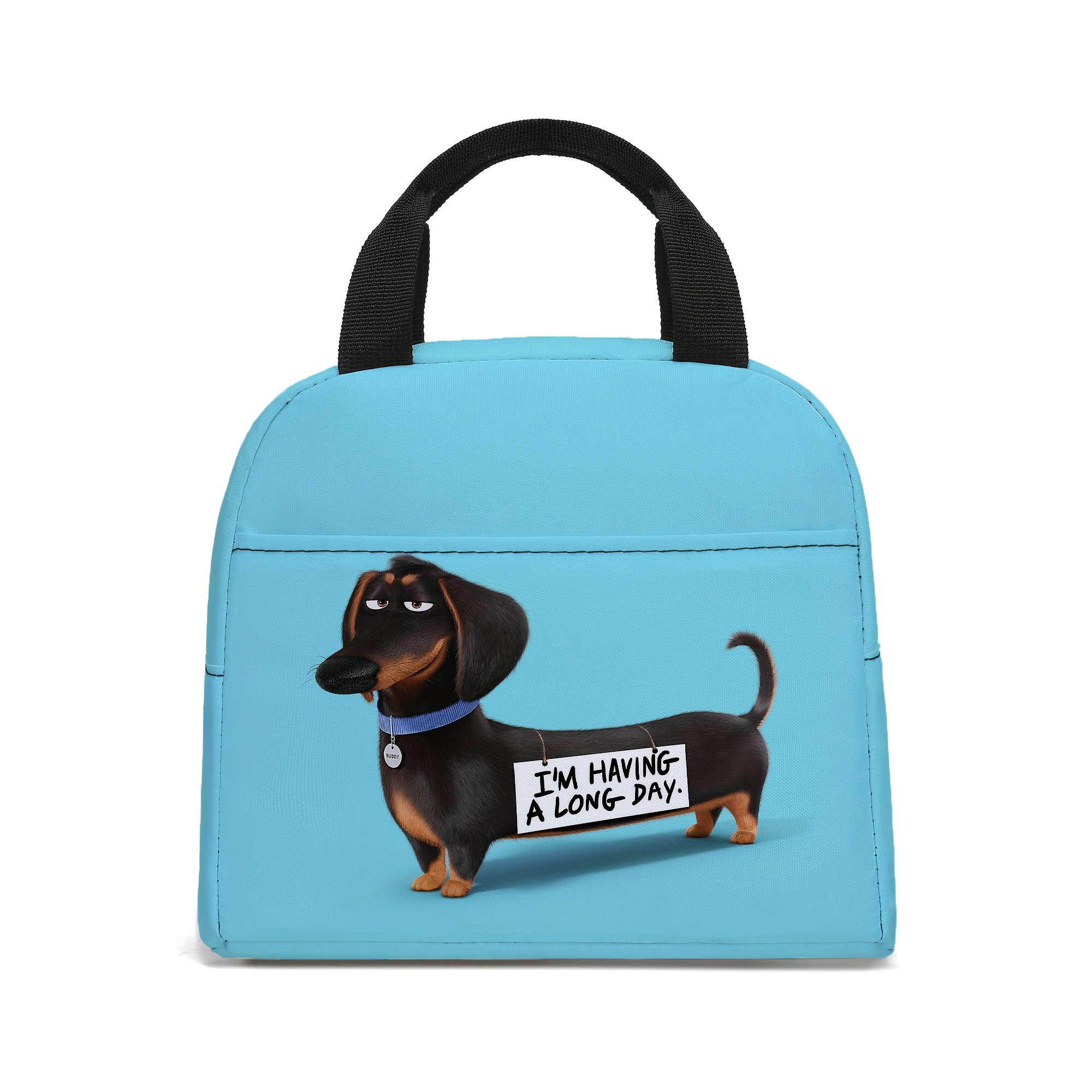 E-shop Teckel-Lunchtasche, Isolierte Tragetasche, Multifunktionale Handtasche, Eisbeuteltasche für Männer und Frauen – Ideal für Arbeit, Reisen &