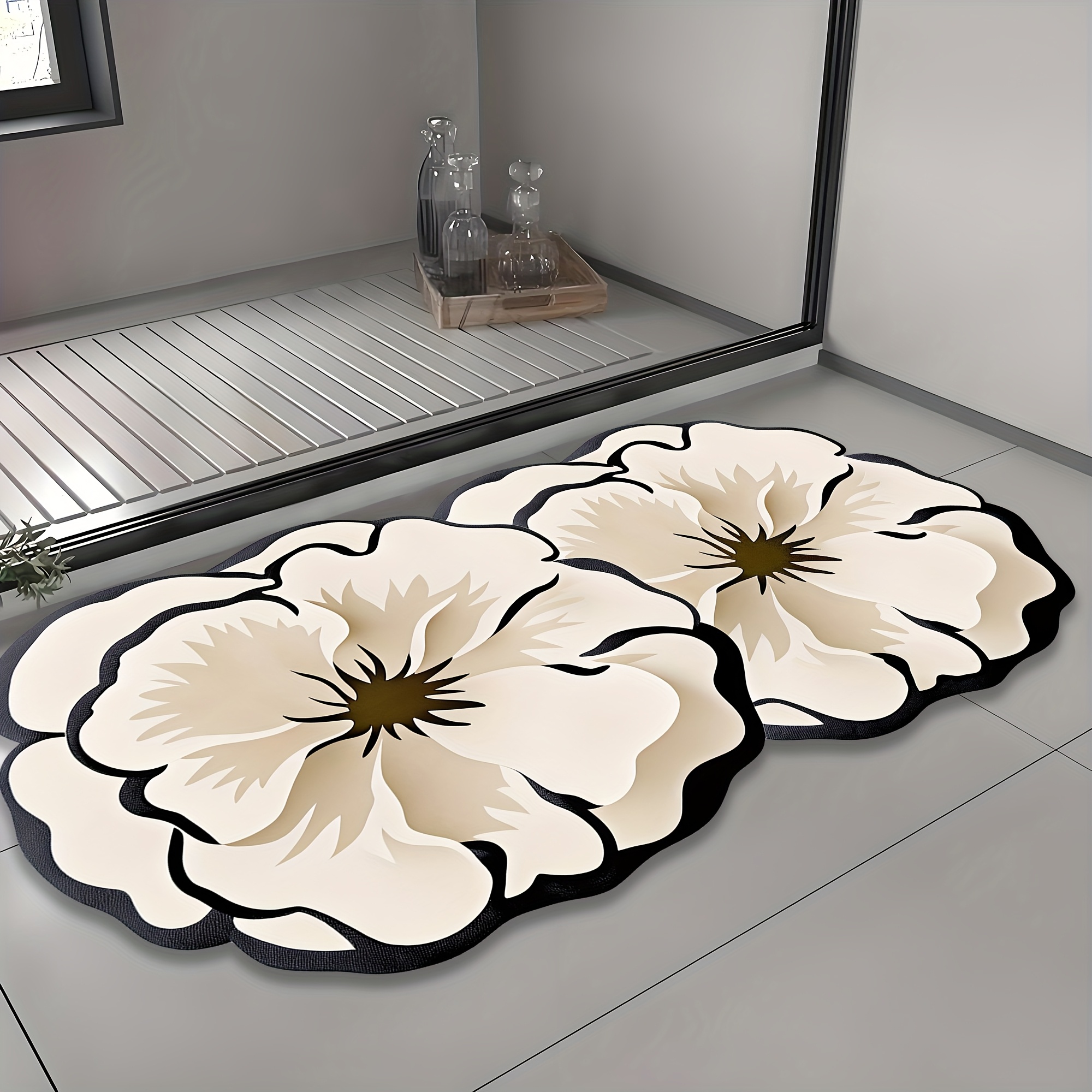 flower mat sold on Temu United States