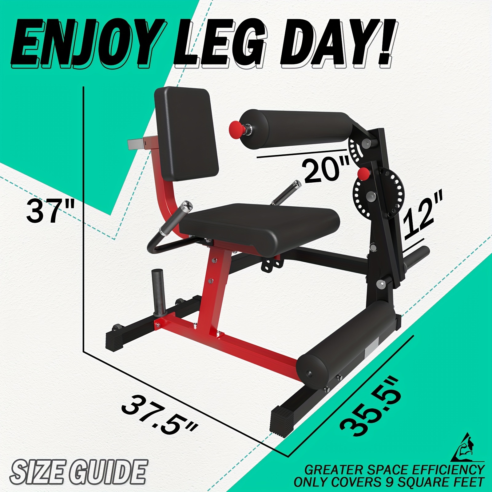 

Syedee Leg Extension And Machine, Lower Body Special Leg Machine, Adjustable Leg Exercise Bench With Plate Loaded, Leg Rotary Extension For Thigh, Home Gym Weight Machine