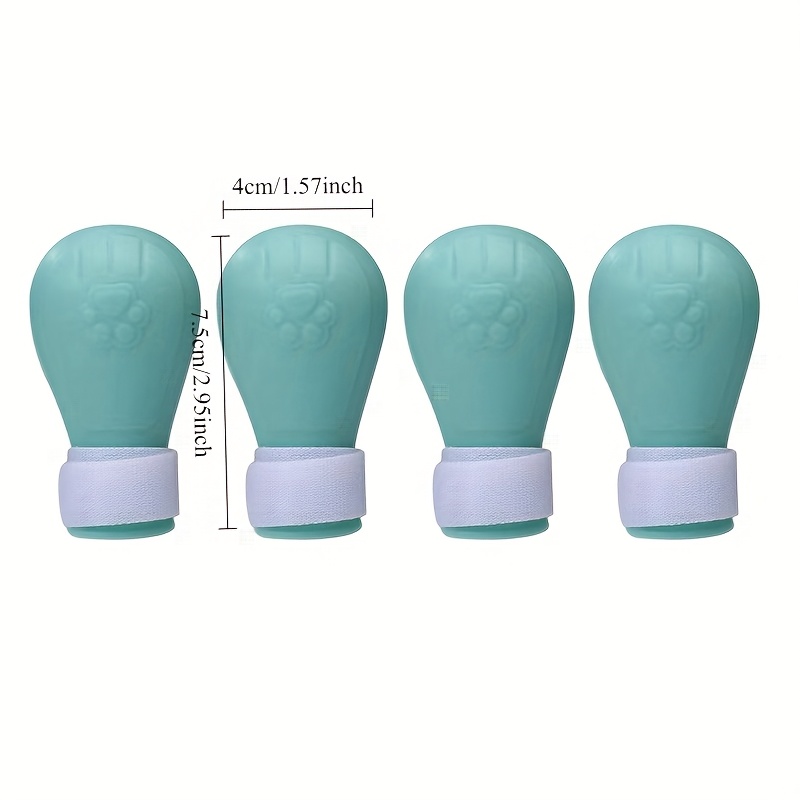 scratch proof cat paw protectors four adjustable cat paw protectors designed to prevent scratches suitable for grooming bathing and shaving prevents   and scratches nail clippings and   covers to prevent licking when feeding Product details 2