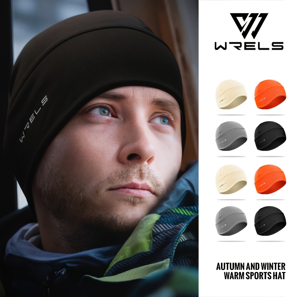 

Wrels Warm Beanie Hat For Winter Sports - Ideal For Skiing, Cycling & Hiking, Machine Washable, Black