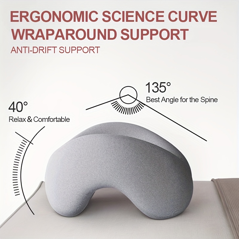 1pc Face Relax Pillow, SPA Salon Massage Hollowed Pillow, Nap Rest Cushion Massage Pillow, Removable And Washable