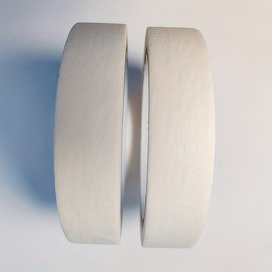 Image of 2rolls/4rolls Beige Painter Masking Tape, Crepe Paper Tape, Handbook Tape, Multi-use Masking Tape, Ideal For Diamond Painting, Crafting, Art, Office, School, Decorating 0.79 Inch X 21.