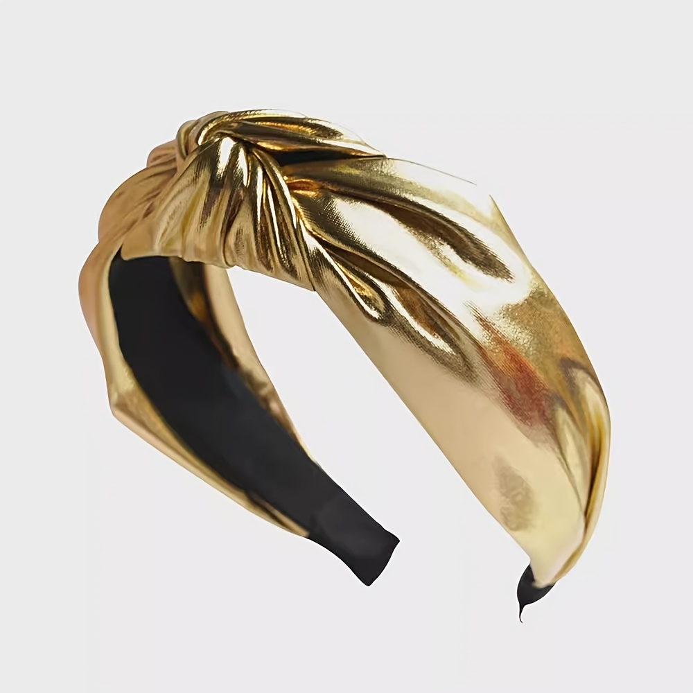TEMU Bandeau noué, pince à cheveux à large bord pour le lavage du visage, accessoires de coiffure bandeau pour un style de mode européen et américain