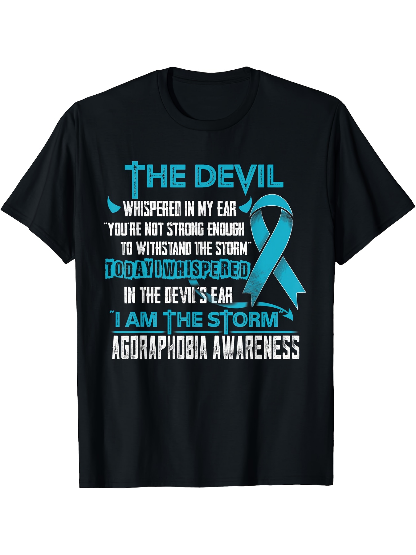 "I am the Storm Devil" Unisex T-Shirt ,Mental Health Awareness