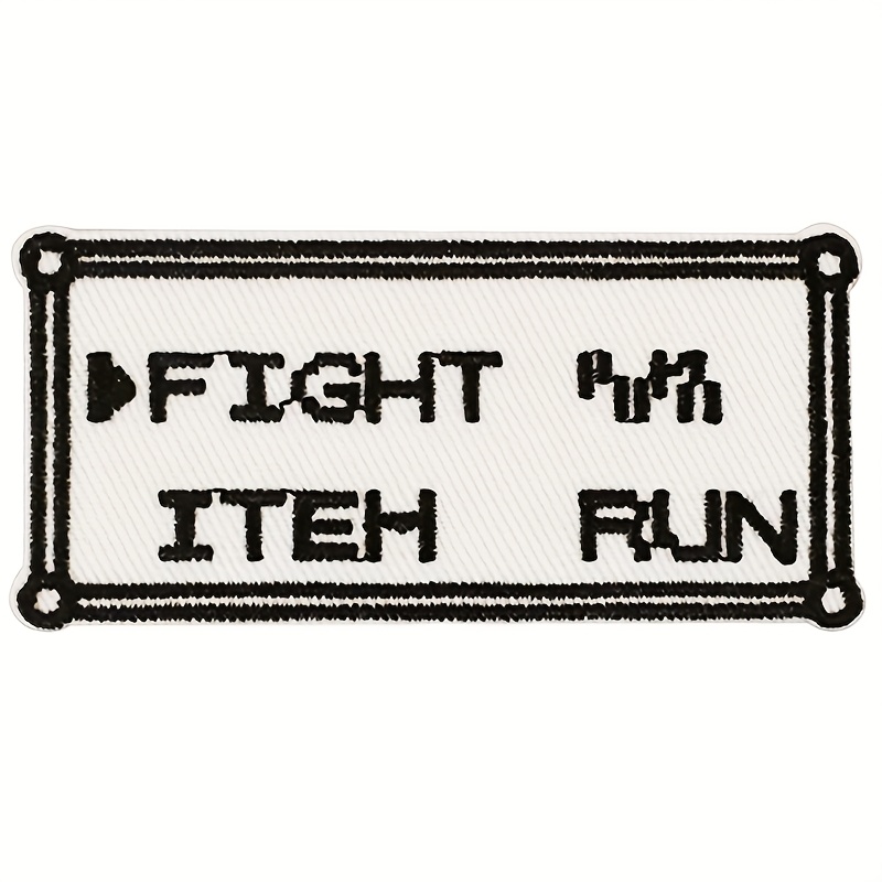 E-shop Klassischer Spielmenü-Embroidery-Patch, Retro-Patch, -Patch, Dekorativer Patch, Aufbügeln/Aufnähen, Geeignet für Hüte, Rucksäcke, Jacken,
