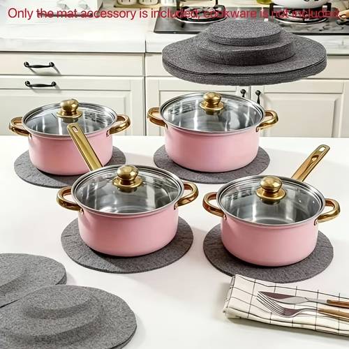 12pcs set 3 sizes heat resistant and scratch resistant felt pads