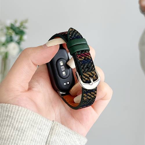 mi watch band new autumn and winter style high quality synthetic leather suitable for xiaomi 8 niche design womens wristband